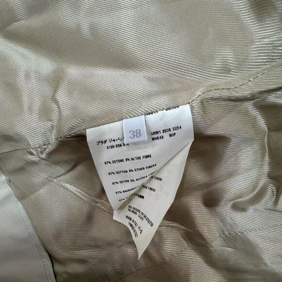 MIU MIU Beige Long Puff Sleeve Button Up Jacket SIZE 38 MADE IN ITALY - Picture 7 of 10